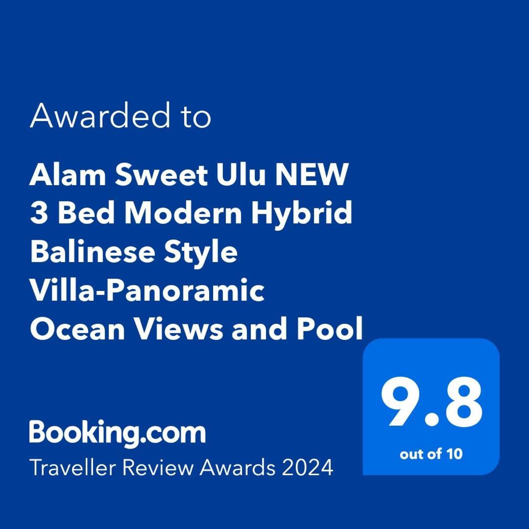 "Alam Sweet Ulu" New 3 Bed Modern Luxury "Balinese Style" Villa-Panoramic Ocean Views And Pool Uluwatu Εξωτερικό φωτογραφία